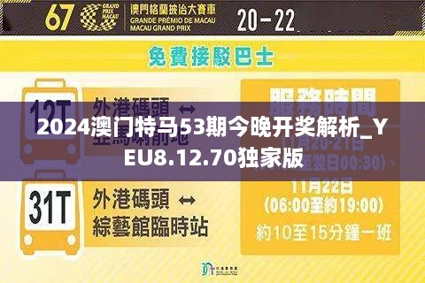 2024年澳门特马今晚,探索澳门特马的未来之路 —— 2024年澳门特马今晚展望